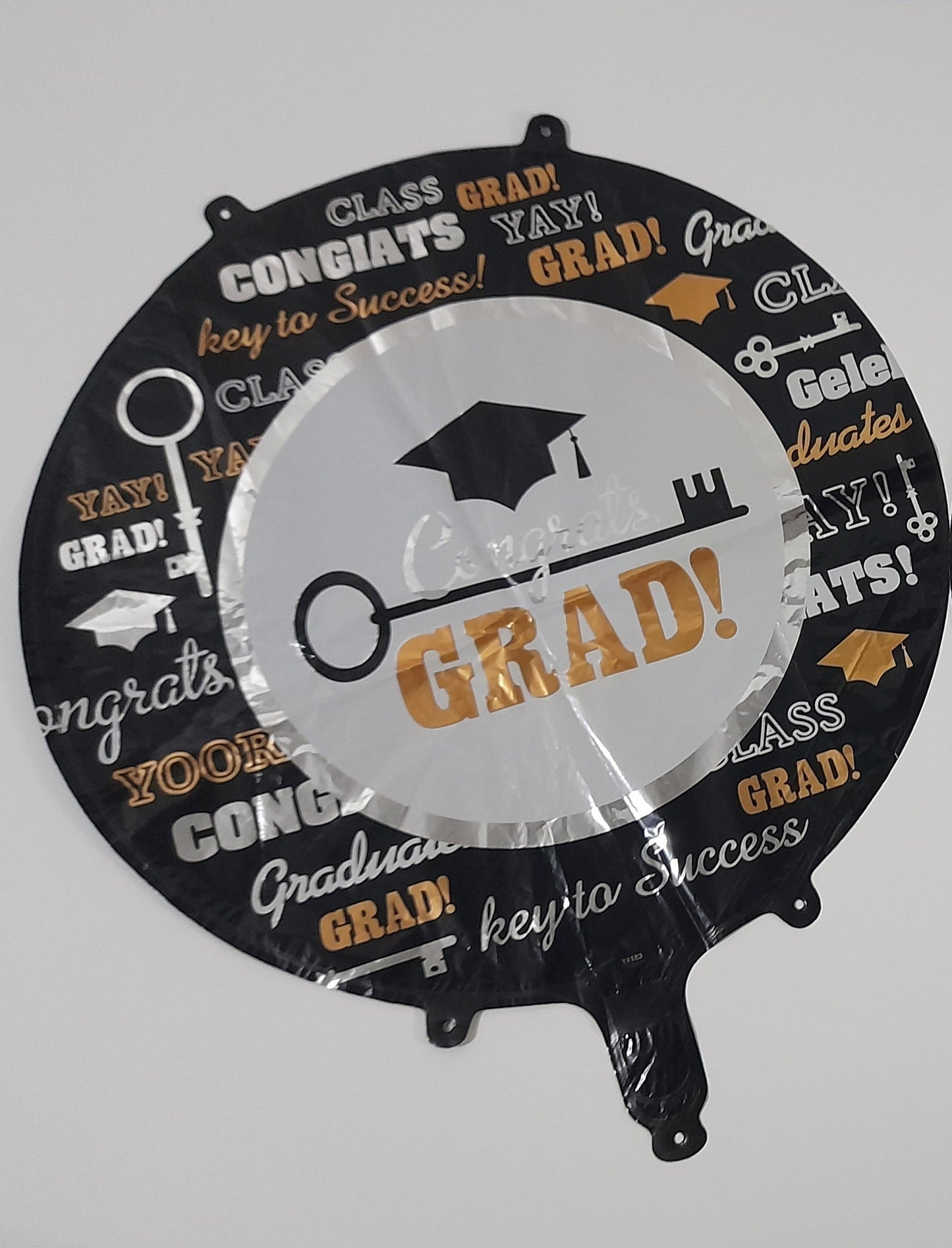 7.6 Globos graduación de 18 pulg 1.3G