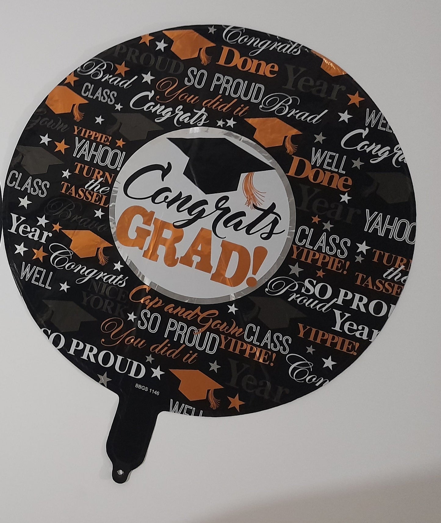 7.6 Globos graduación de 18 pulg 1.3G