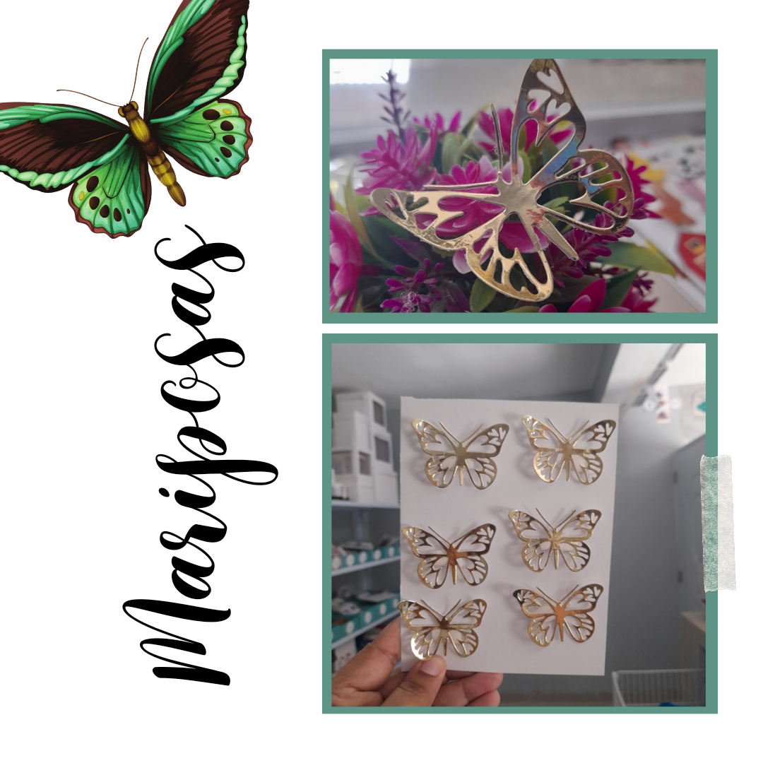 Mariposas 2" (1 capa) DMF