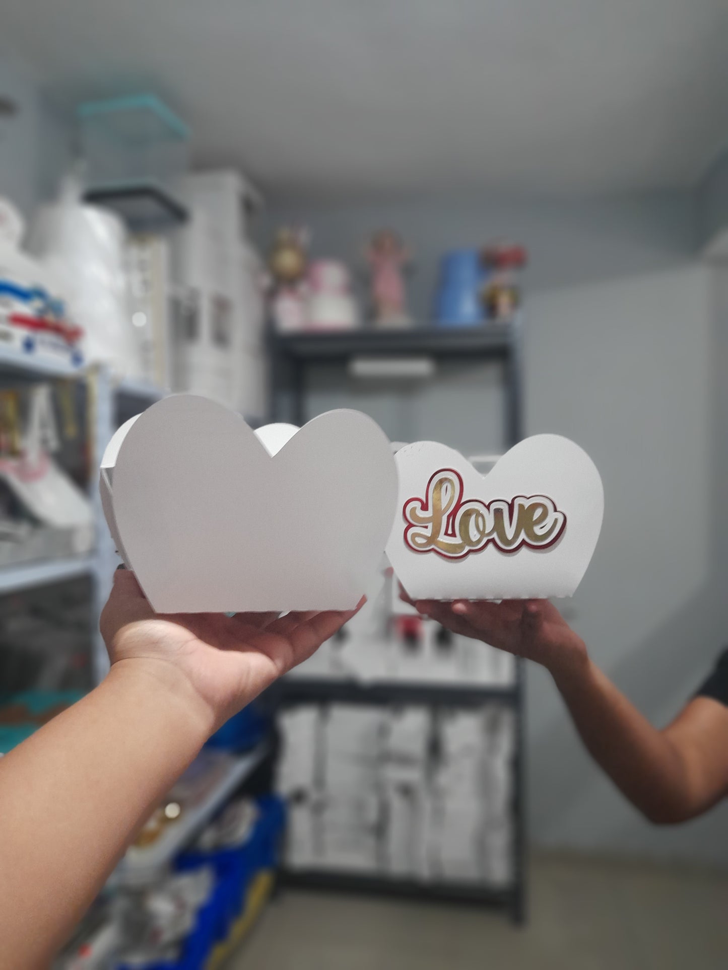 C Y B forma de corazón 6x5x3 BSA