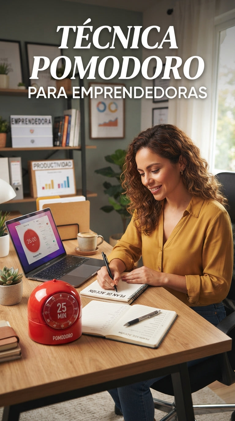 Técnica Pomodoro para Emprendedoras