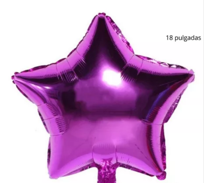 7.6 Globos estrellas de 18 pulg.