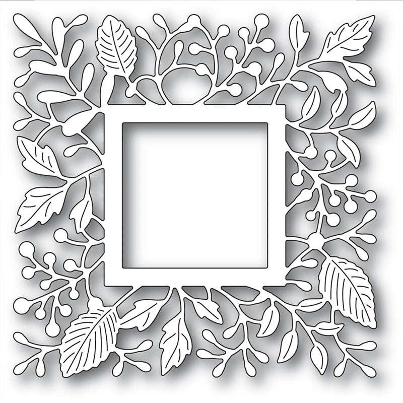 Marco de Hojas para Scrapbooking y Tarjetas