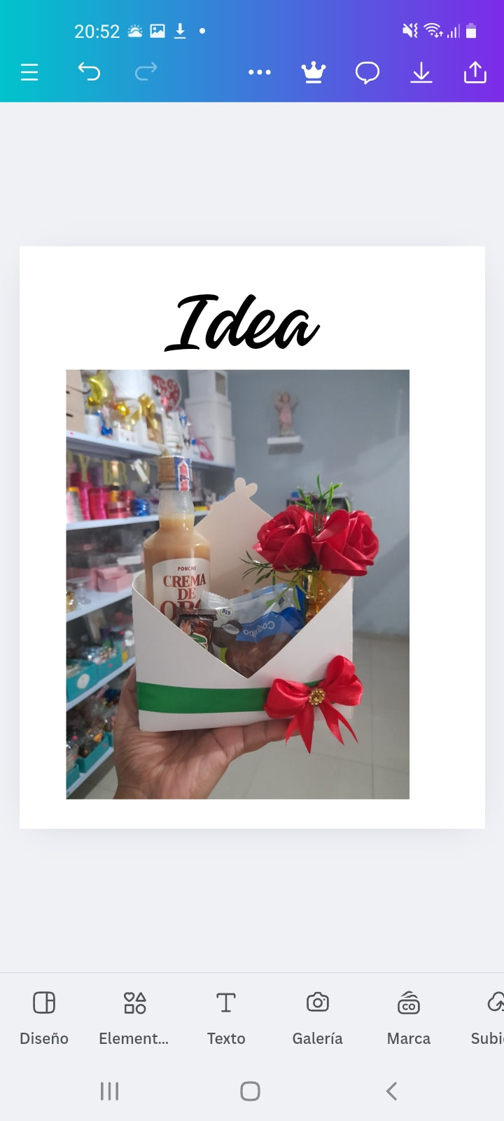 C Y B Tipo sobre grande decorada con lazo 1.8M