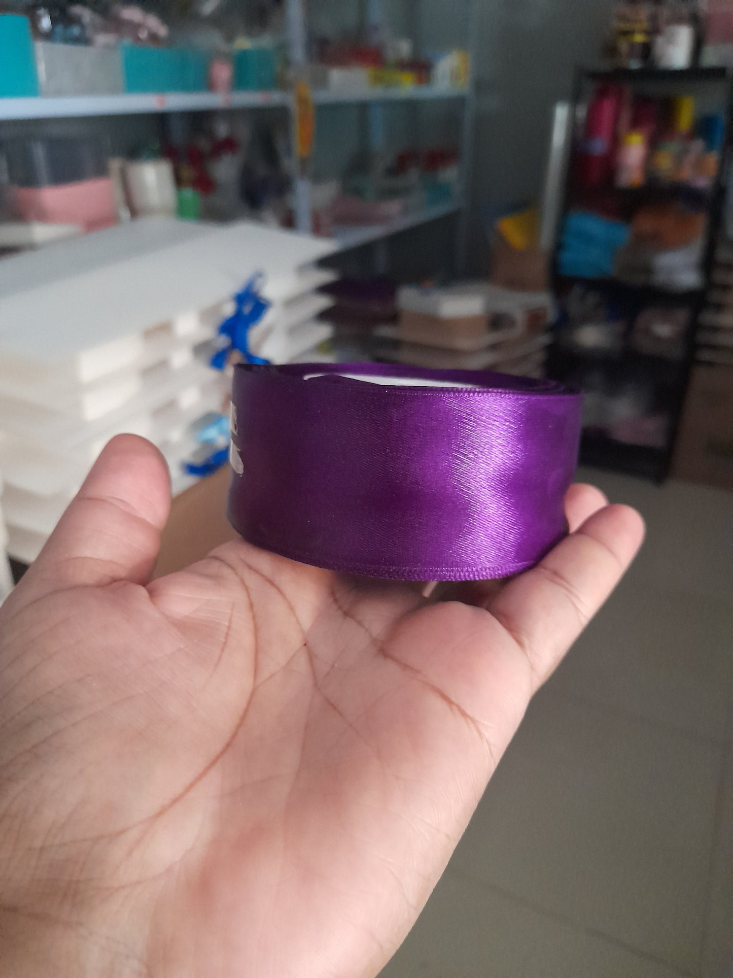 CS1.5 Cinta satin 25 yarda