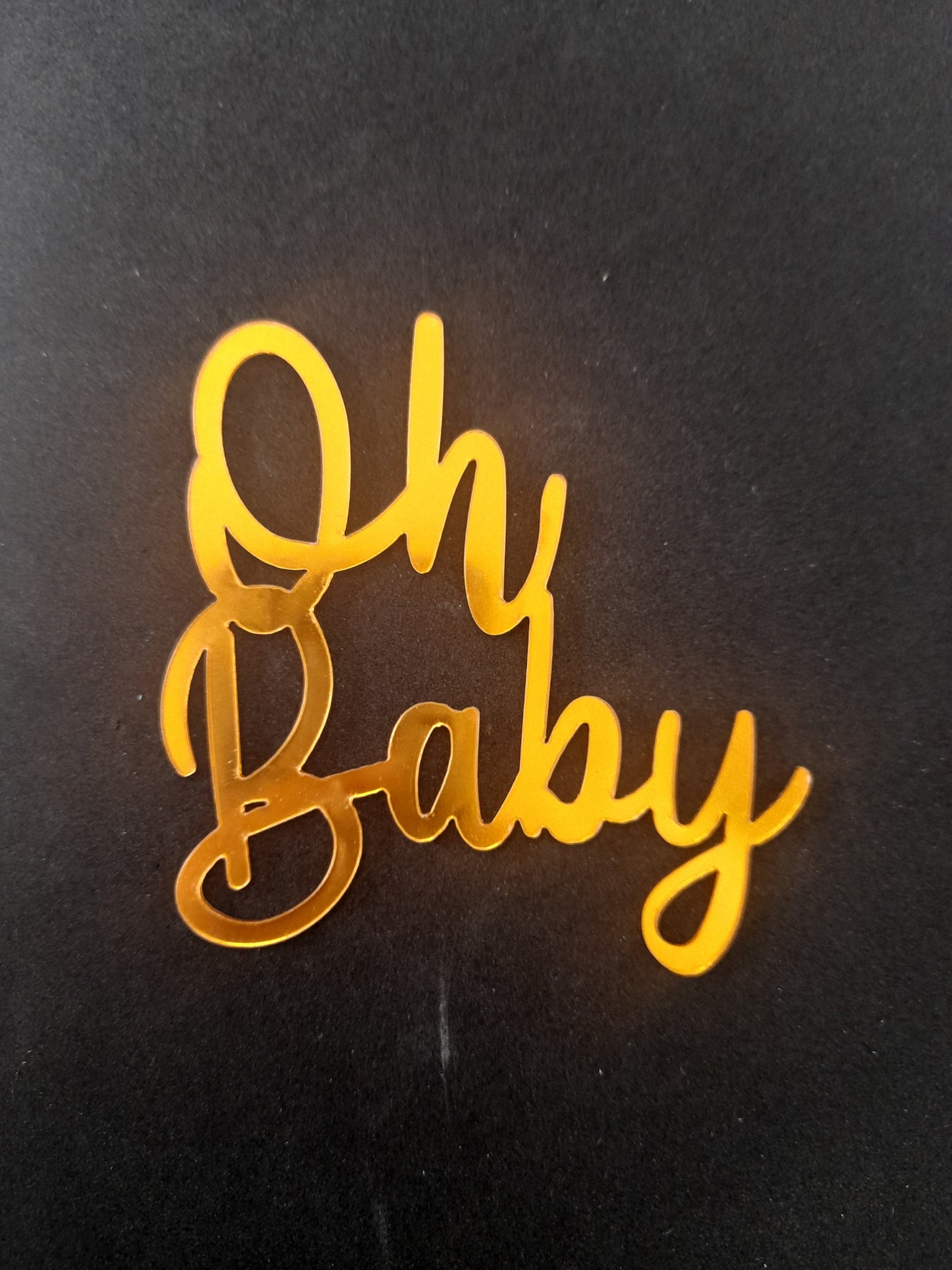 Acrílico oh Baby-Revelación-Embarazada