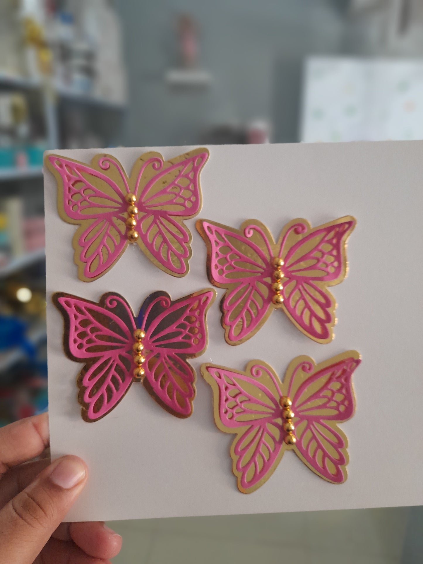 Mariposas 3 pulg. 2 capas DMF