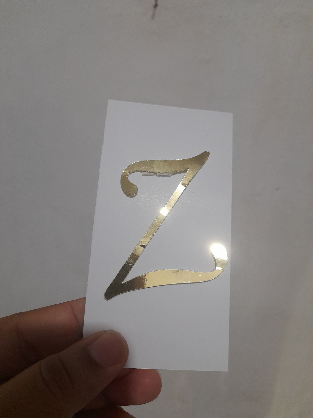 Iniciales de letras dorada