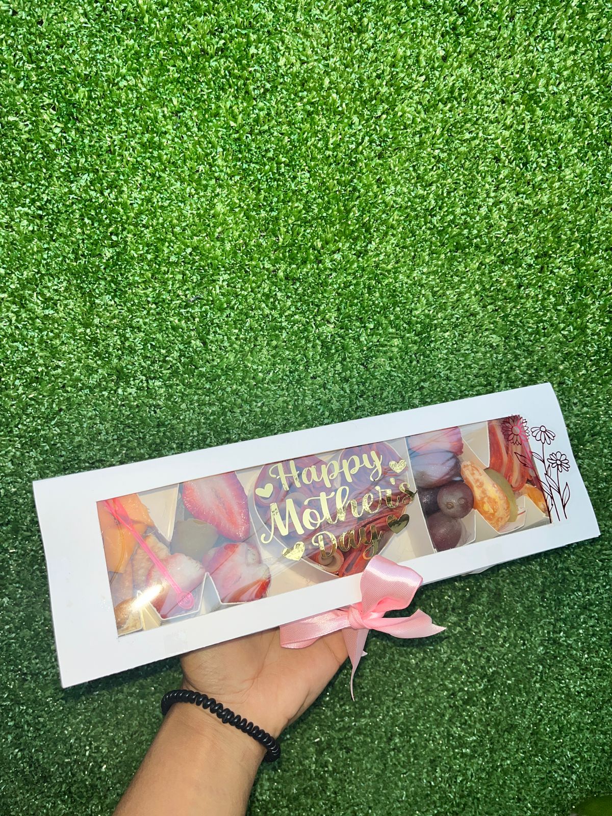 CL mini caja de letra M❤M con venta 11x3x1.5 (1.8M)
