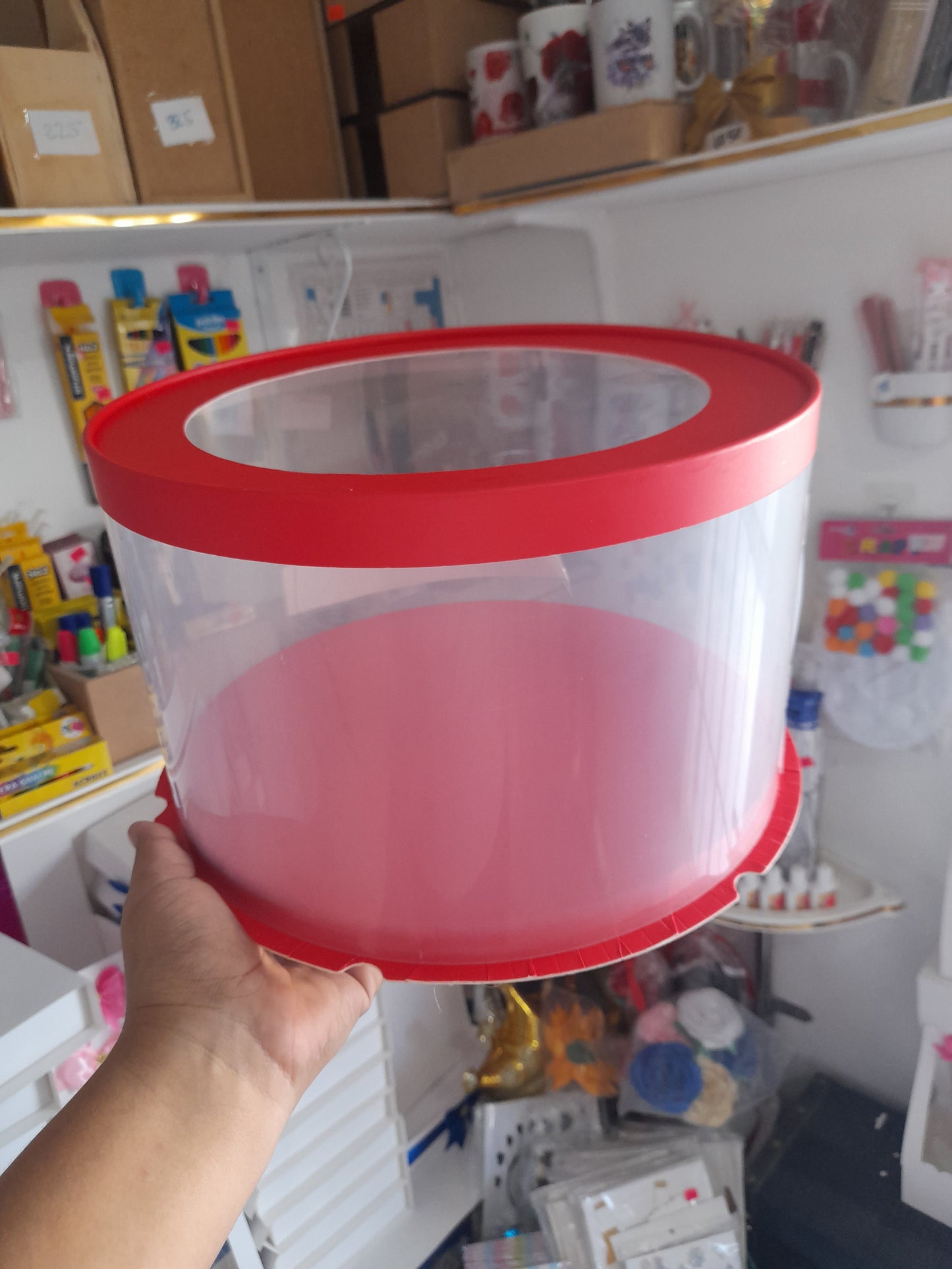 Caja de acetato D-12 A-7 pulg (30x19cm) 1.8M