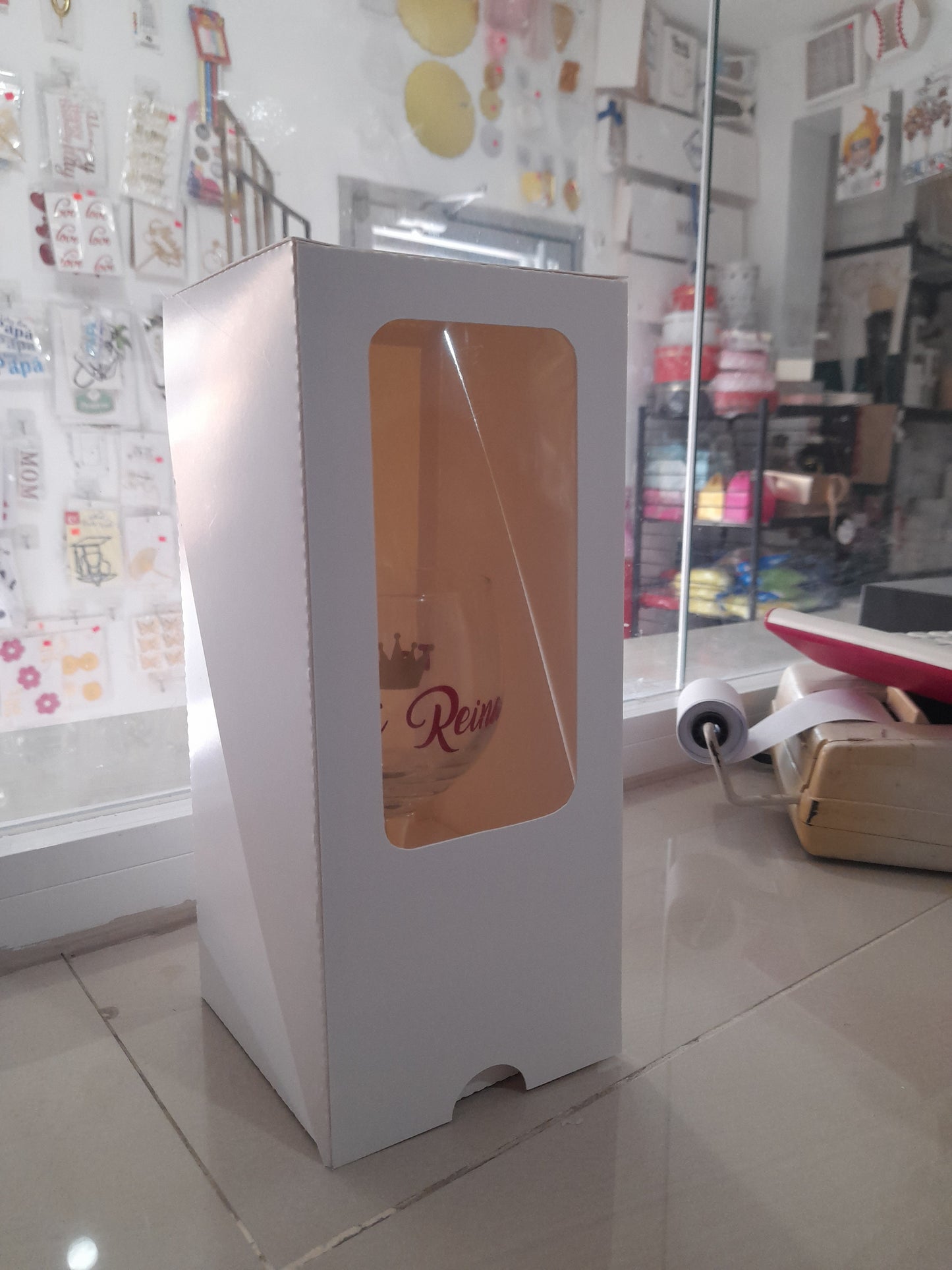 CG2 Caja para copas 4.5"x4.5"x11"