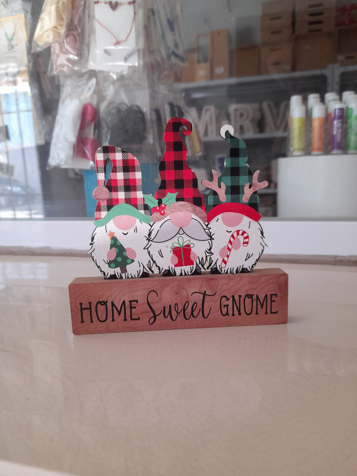 Decoracion de madera navidad