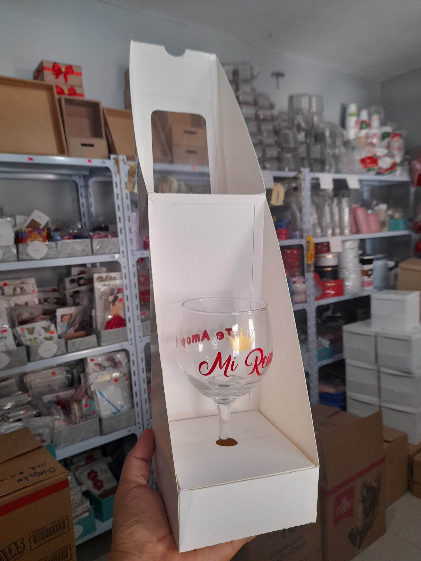 CG2 Caja para copas 4.5"x4.5"x11"