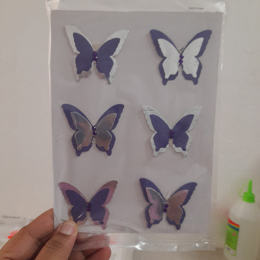 Mariposa doble capa 2"