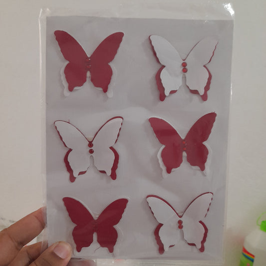 Mariposas doble capa 2" DMF
