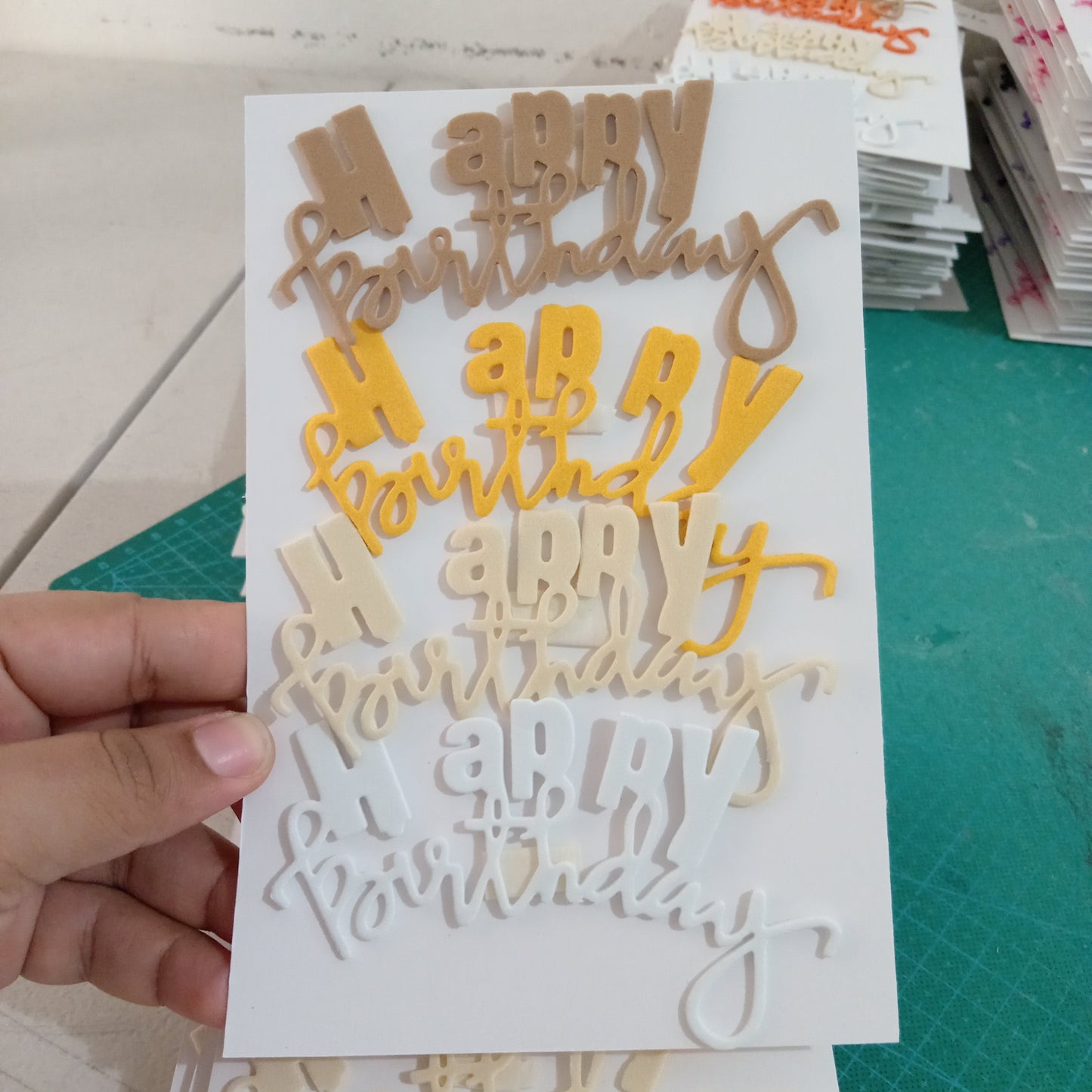 DF letra happy birthday 4"