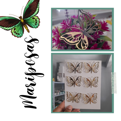 Mariposas 2" (1 capa) DMF