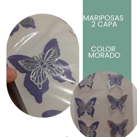 Mariposas 2 pulgadas 2 capa DMF