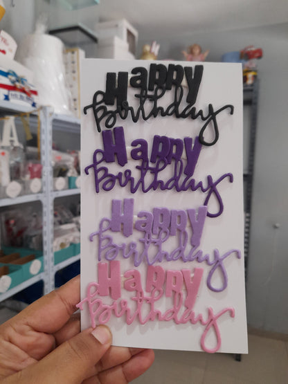DF letra happy birthday 4"
