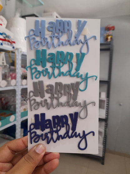 DF letra happy birthday 4"