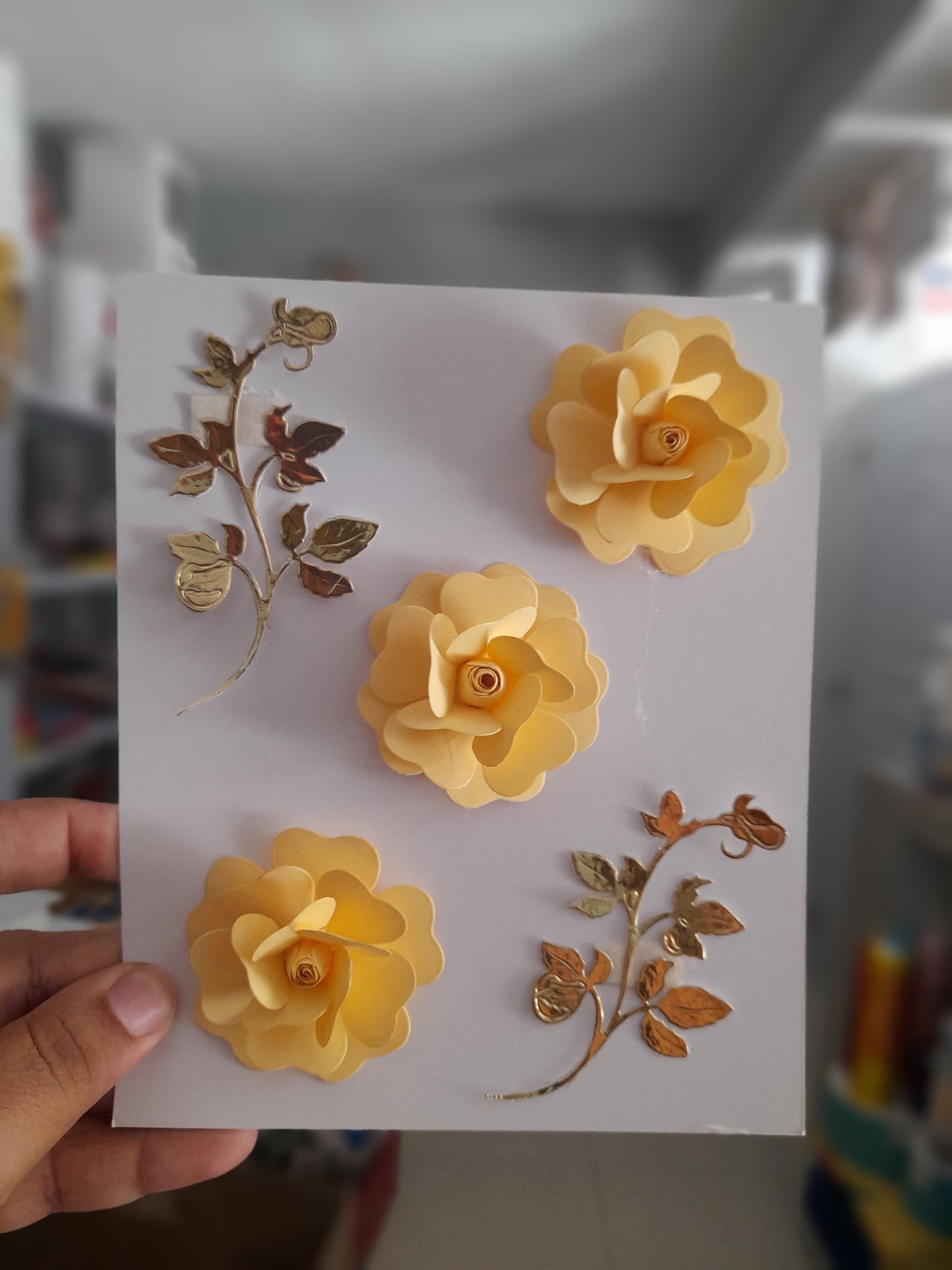 Flores de papel Rosas 2" DMF