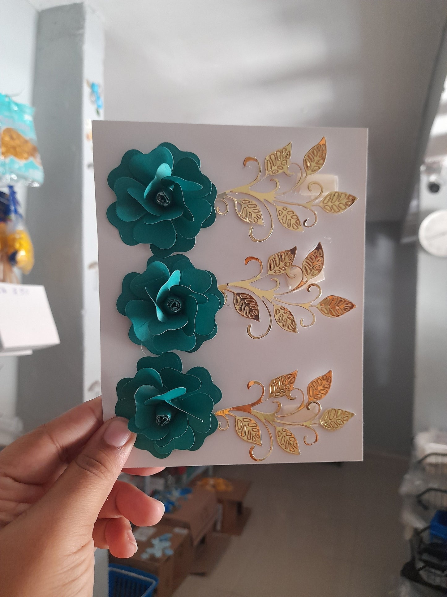 Flores de papel Rosas 2" DMF