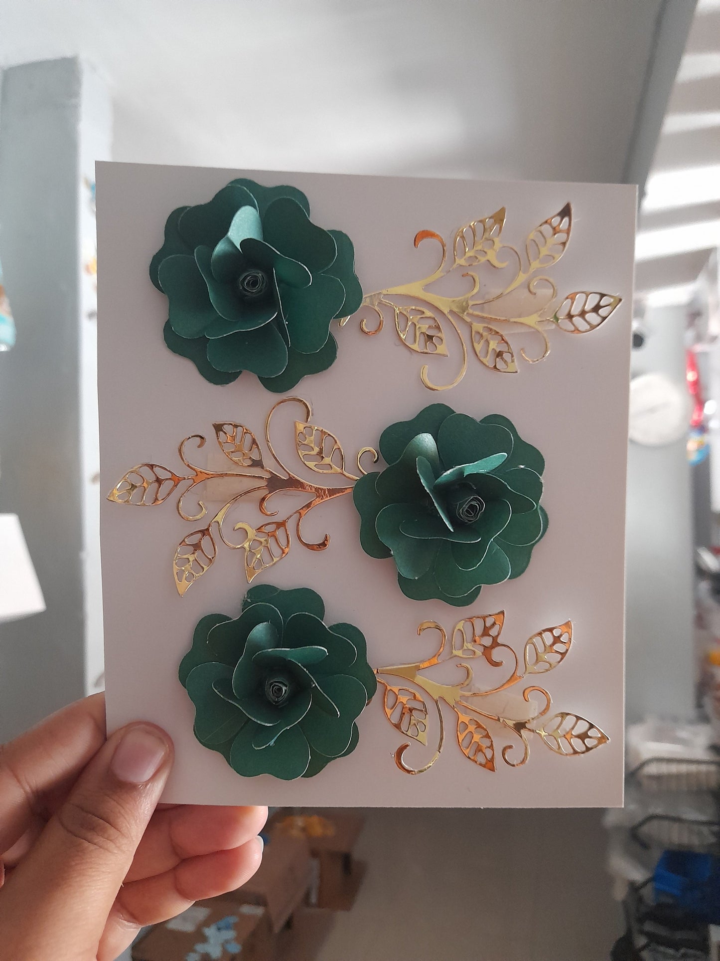Flores de papel Rosas 2" DMF
