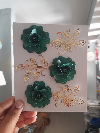 Flores de papel Rosas 2" DMF