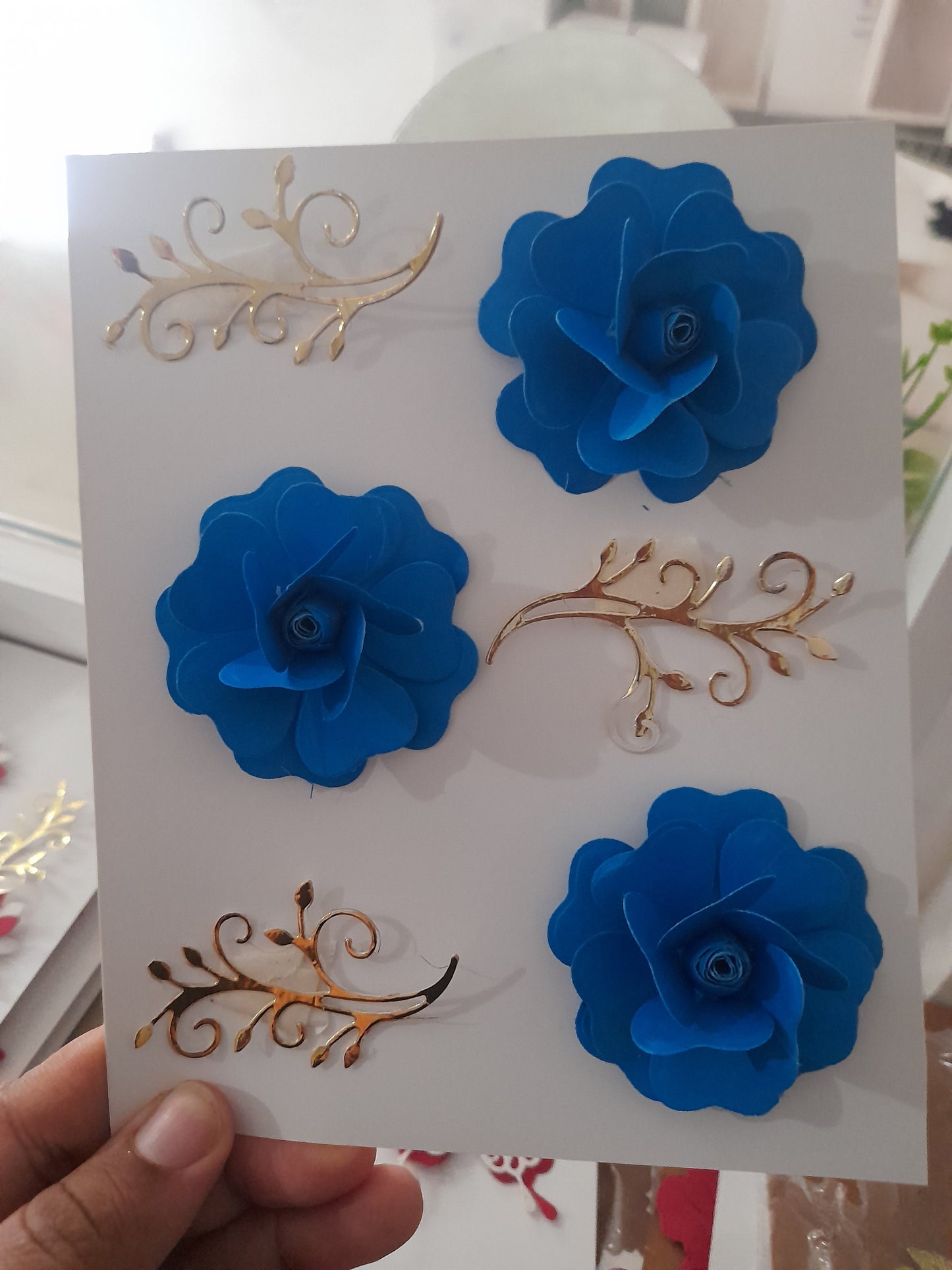 Flores de papel Rosas 2" DMF