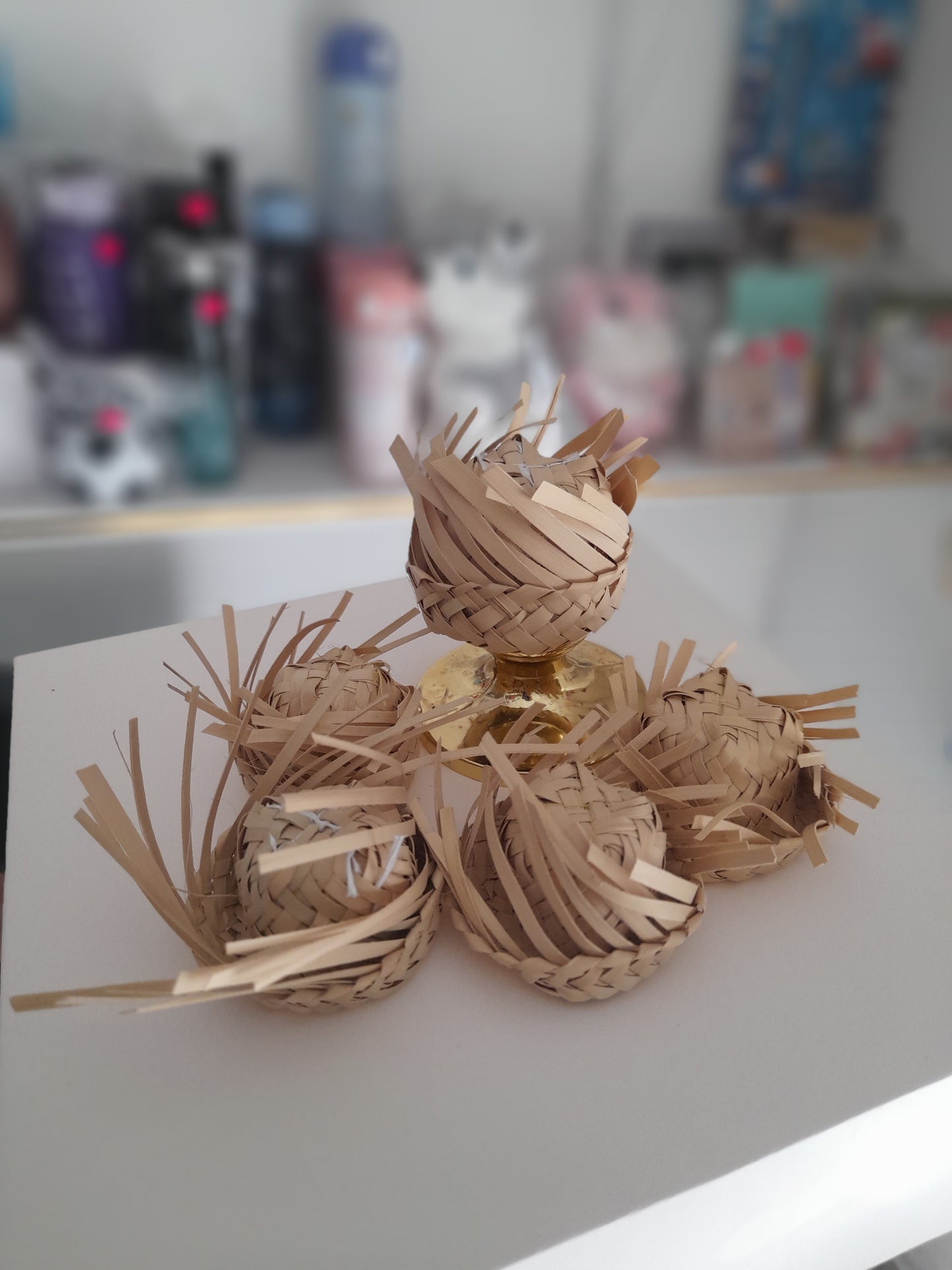Mini  gorritos de cana 1.5" DET (und)
