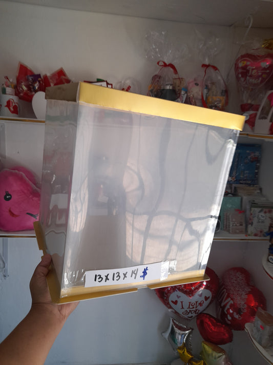 Caja de acetato 13x13x14 pulg (34x34x37cm) 1.8M