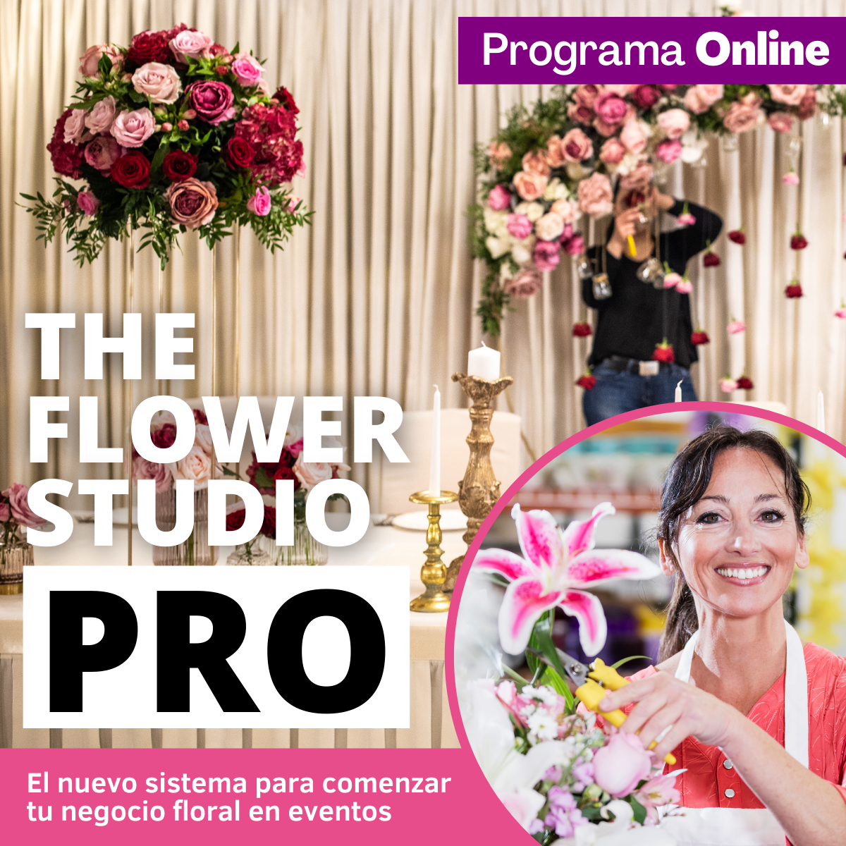 Conviértete en Artista Floral y Vive de tu Pasión