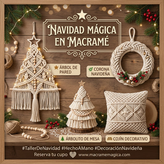 Navidad Mágica en Macramé