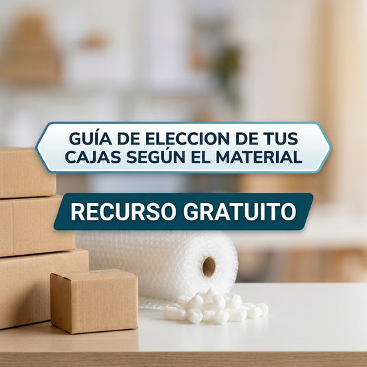 GUIA ELEGIR LA CAJA CORRECTA según el material