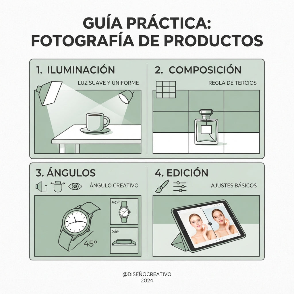 GUÍA PRÁCTICA: Fotografía de Productos