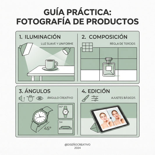 GUÍA PRÁCTICA: Fotografía de Productos