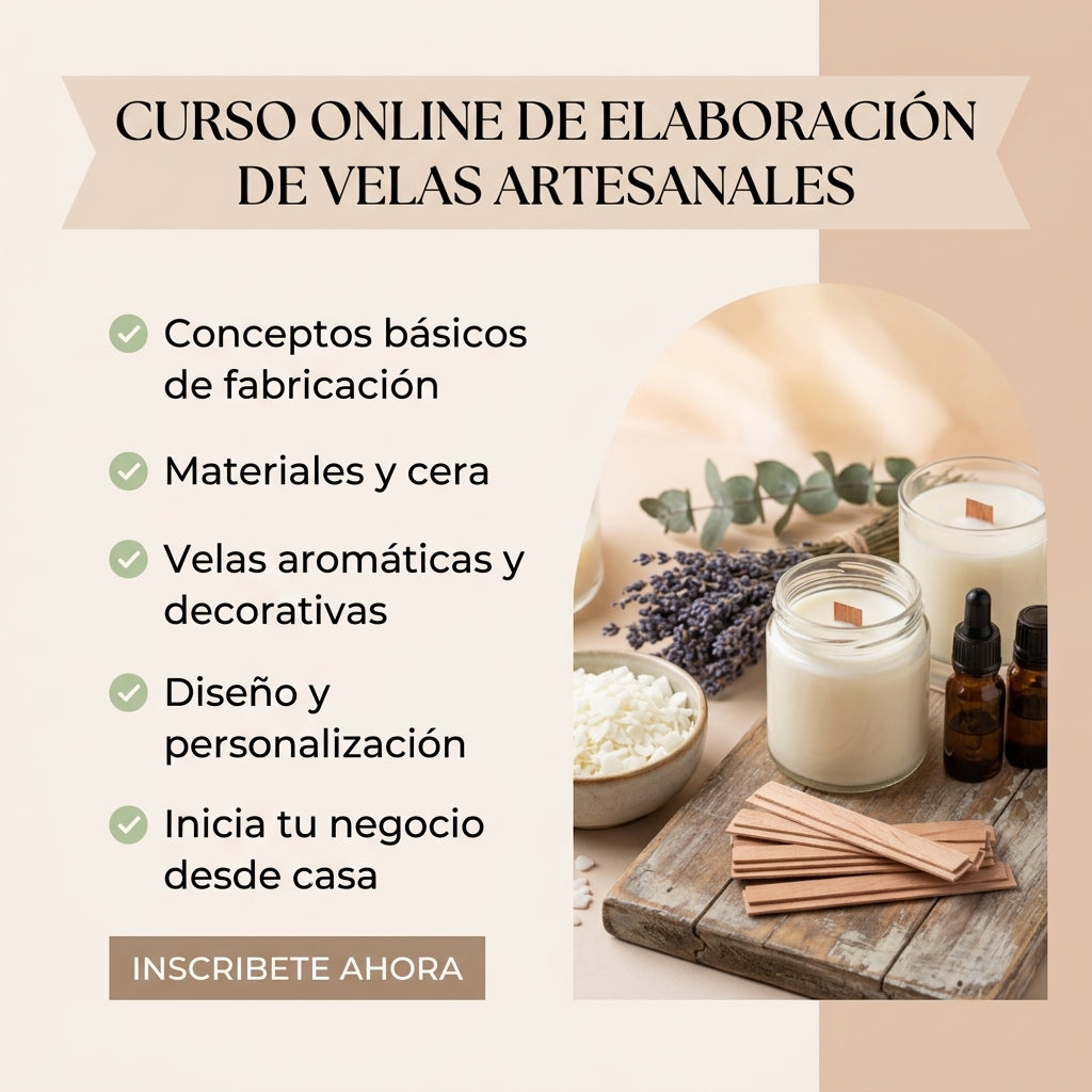 Ilumina y Crea Velas Artesanales con tus Manos