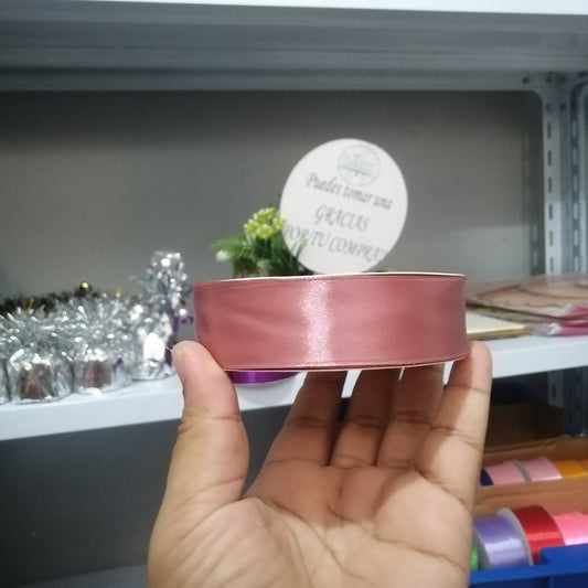 Cinta Satín 1 pulgada rosa viejo