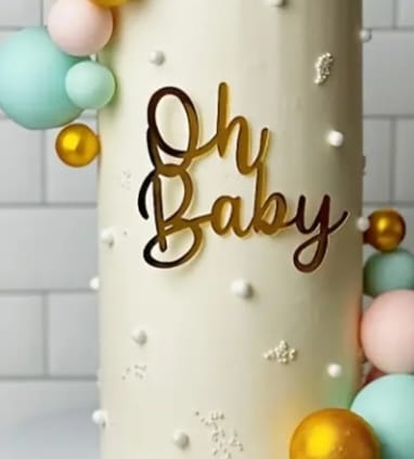 Acrílico oh Baby-Revelación-Embarazada