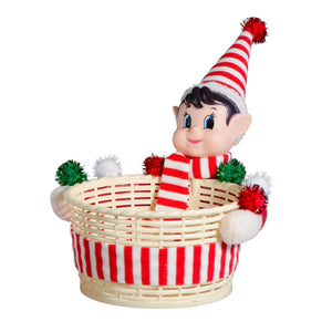 Cesta de elfo para dulces y meriendas