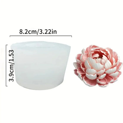 Set de 4 Moldes Cilíndricos de Silicona para Velas DIY