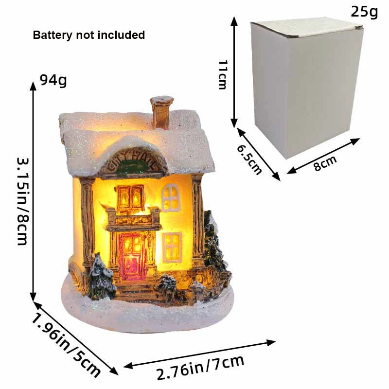 Casitas con luces LED