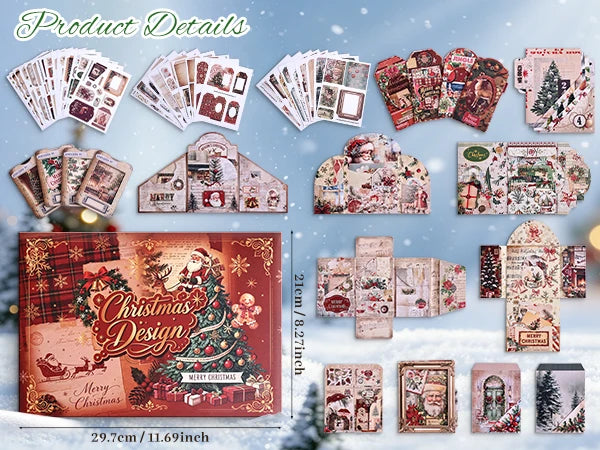 Kit  para scrapbook con figuras plegables