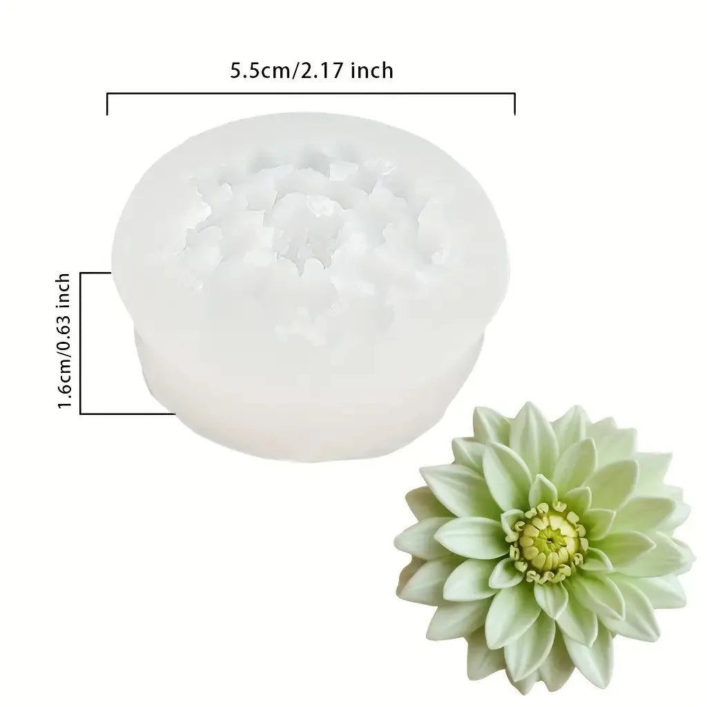 Set de 4 Moldes Cilíndricos de Silicona para Velas DIY