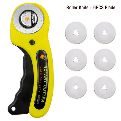 Kit Cortador Rotatorio 45mm con Base, Regla y Cuchillo de Precisión