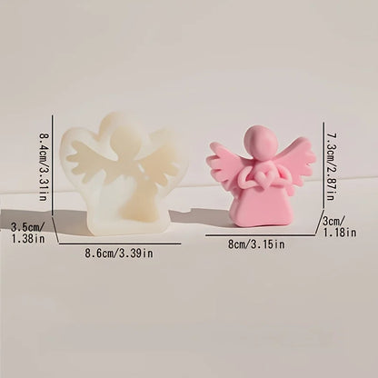 Set de 4 Moldes Cilíndricos de Silicona para Velas DIY