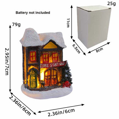 Casitas con luces LED