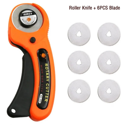 Kit Cortador Rotatorio 45mm con Base, Regla y Cuchillo de Precisión