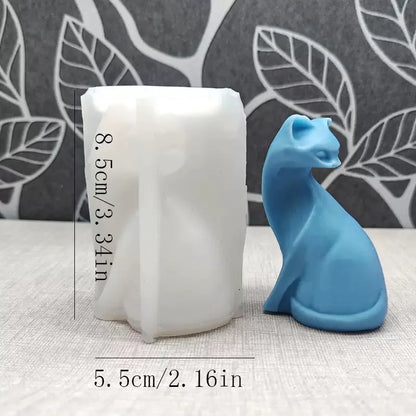 Set de 4 Moldes Cilíndricos de Silicona para Velas DIY