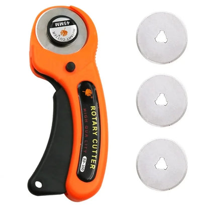 Kit Cortador Rotatorio 45mm con Base, Regla y Cuchillo de Precisión
